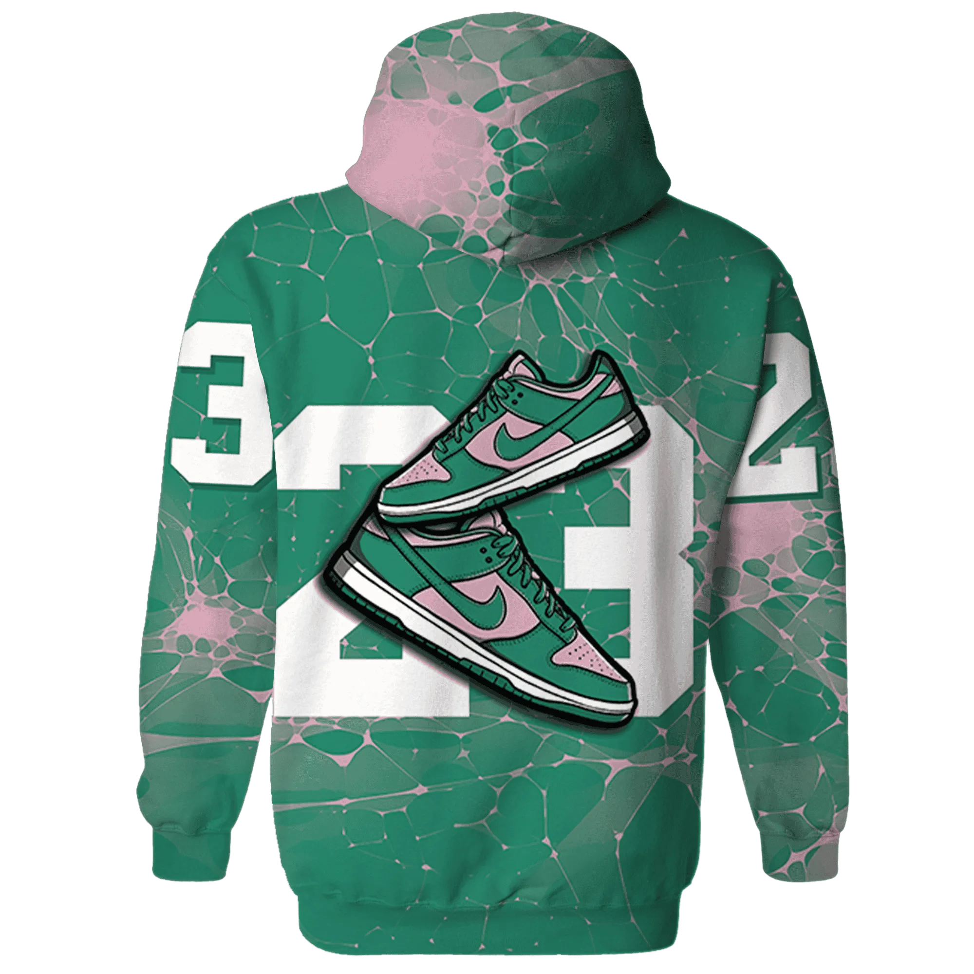 Dunk-Pink-Malachite-Medium-Soft-Low-Sail-Hoodie-Match-23-Sneaker-3D