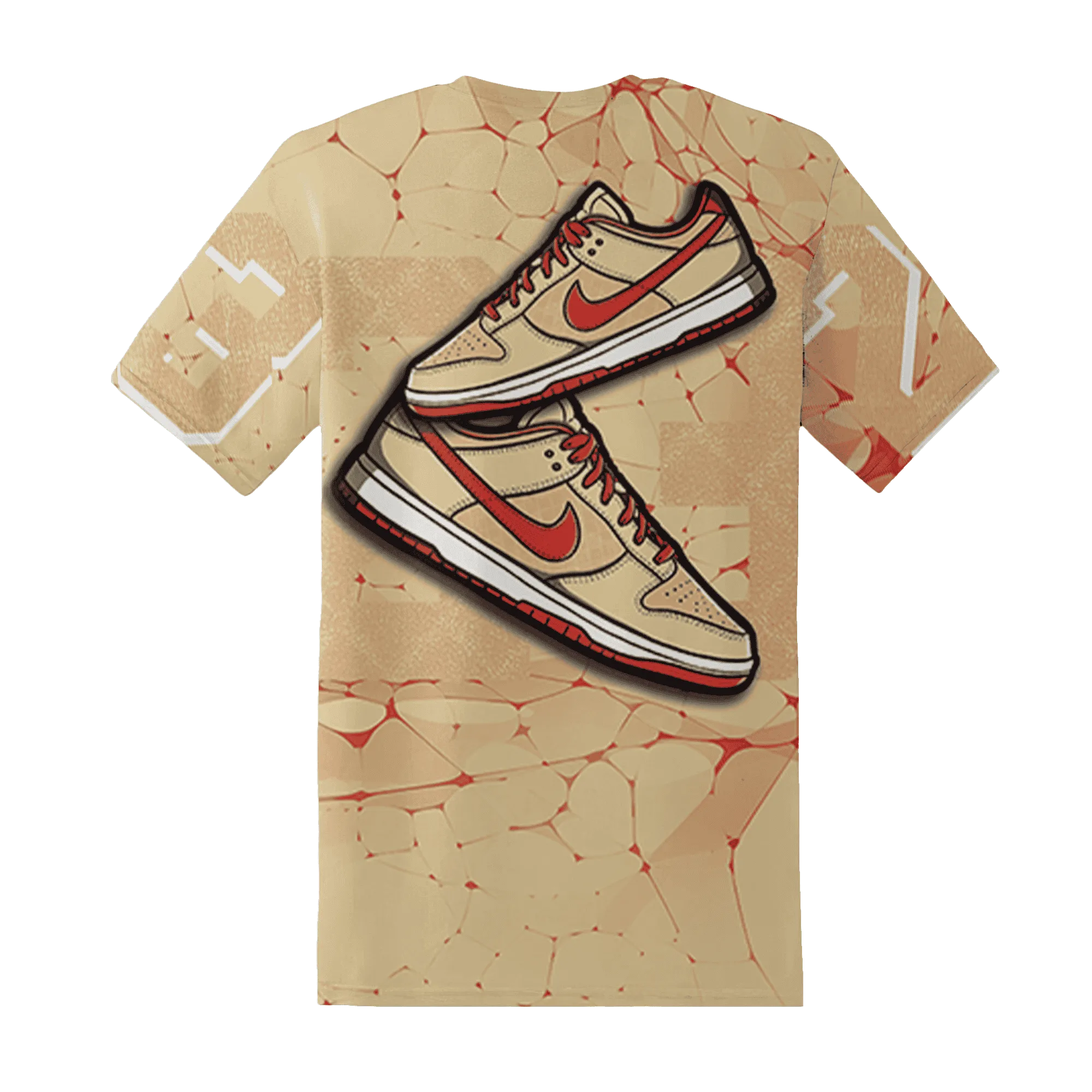 Dunk-Strawberry-Waffle-NastyJamz-T-Shirt-Match-23-Sneaker-3D
