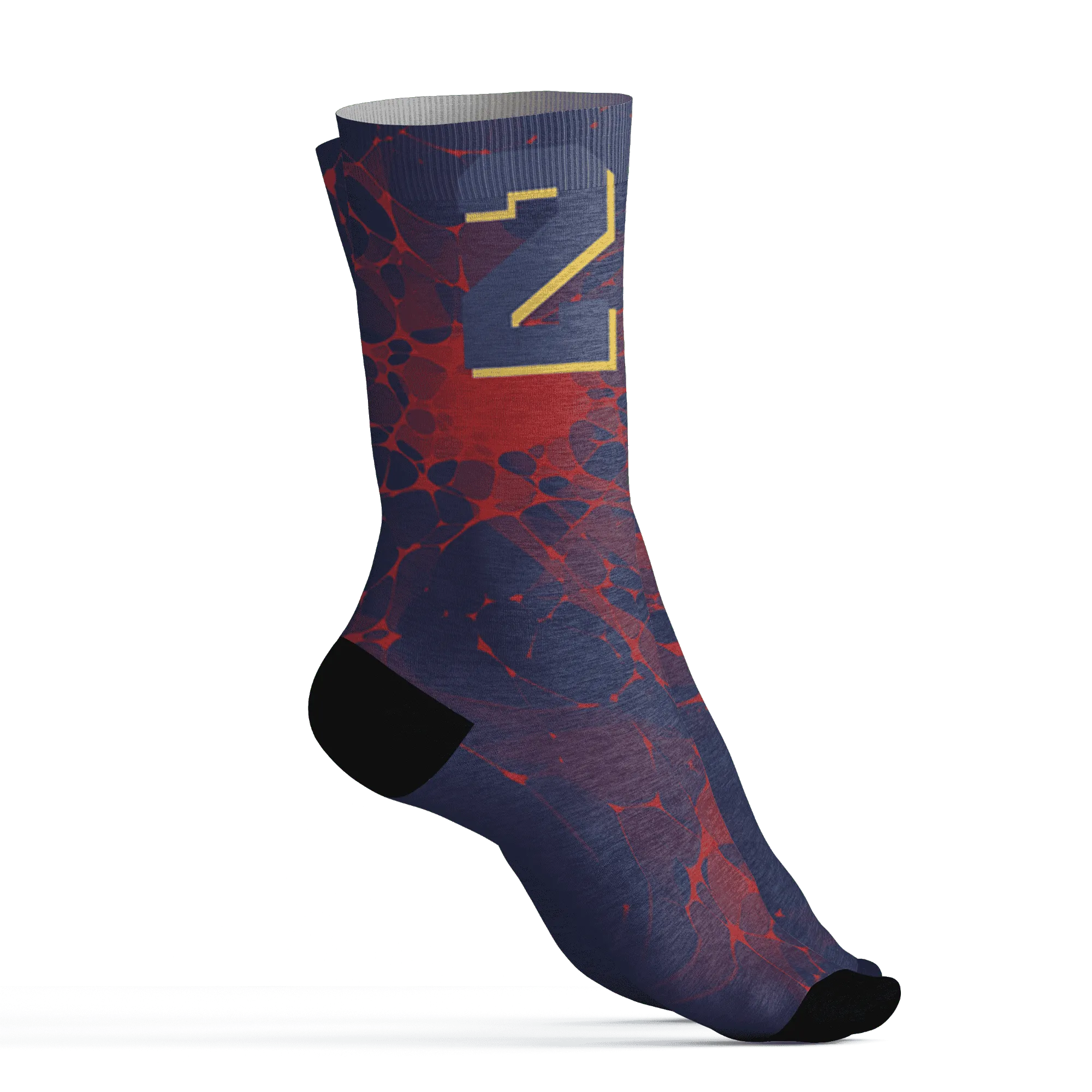 VaporMax-Air-Plus-Midnight-Navy-Gold-Black-Socks-Match-23-Sneaker-3D