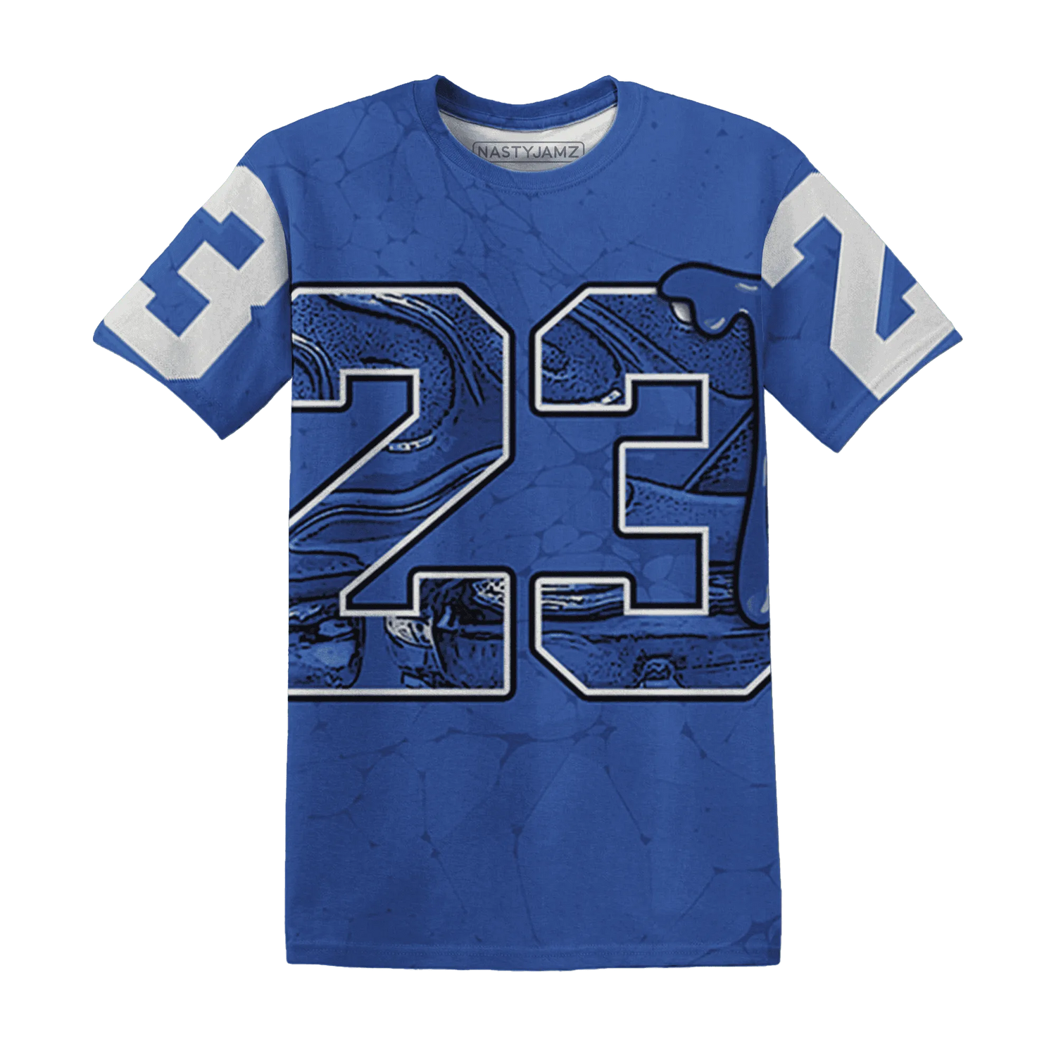 VaporMax-Game-Royal-Blue-T-Shirt-Match-23-Sneaker-3D