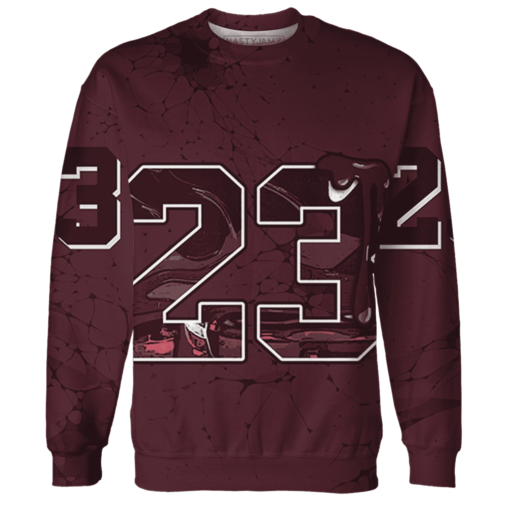 VaporMax-Night-Maron-Burgundy-Sweatshirt-Match-23-Sneaker-3D