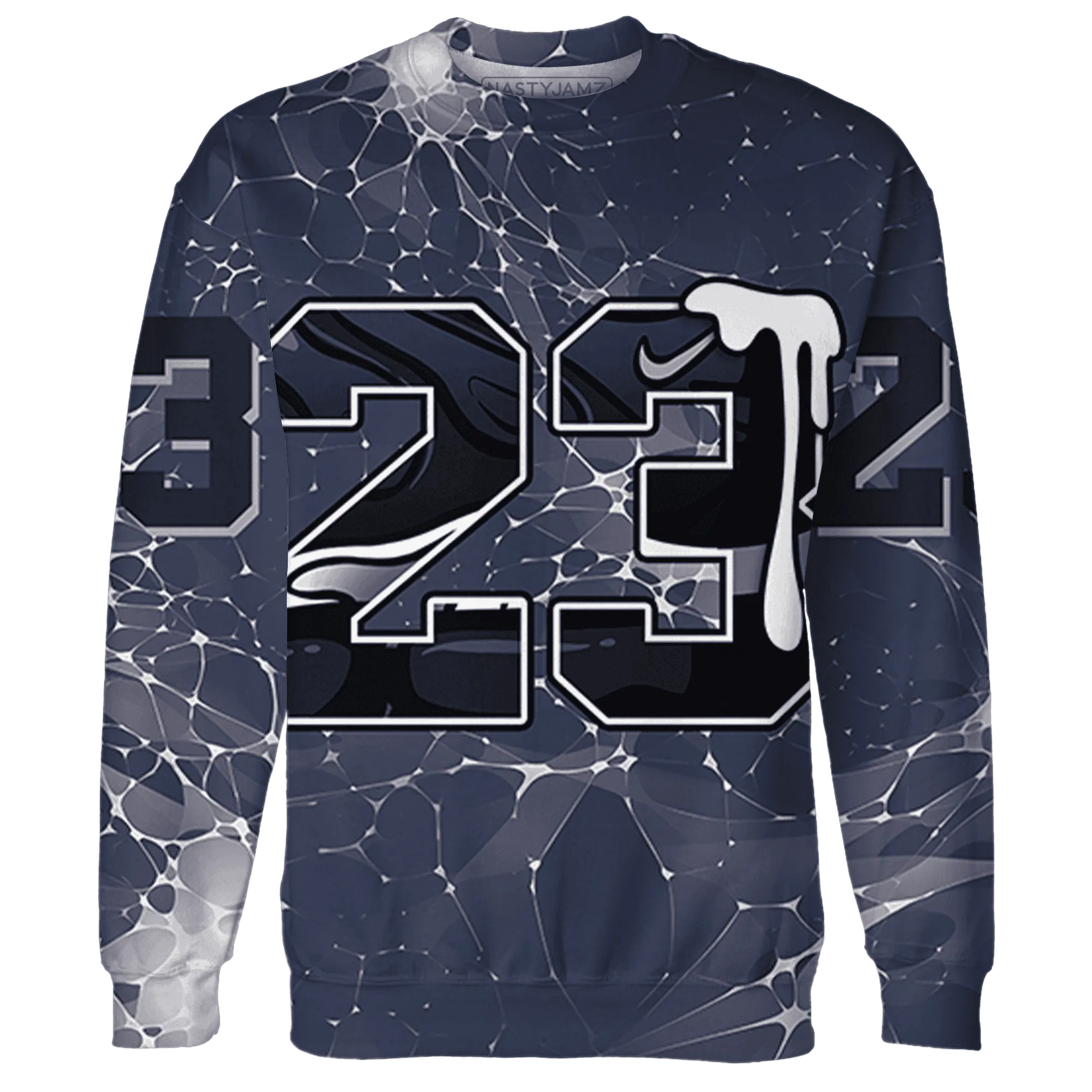 VaporMax-Plus-Midnight-Navy-White-Metallic-Silver-NastyJamz-Sweatshirt-Match-23-Sneaker-3D