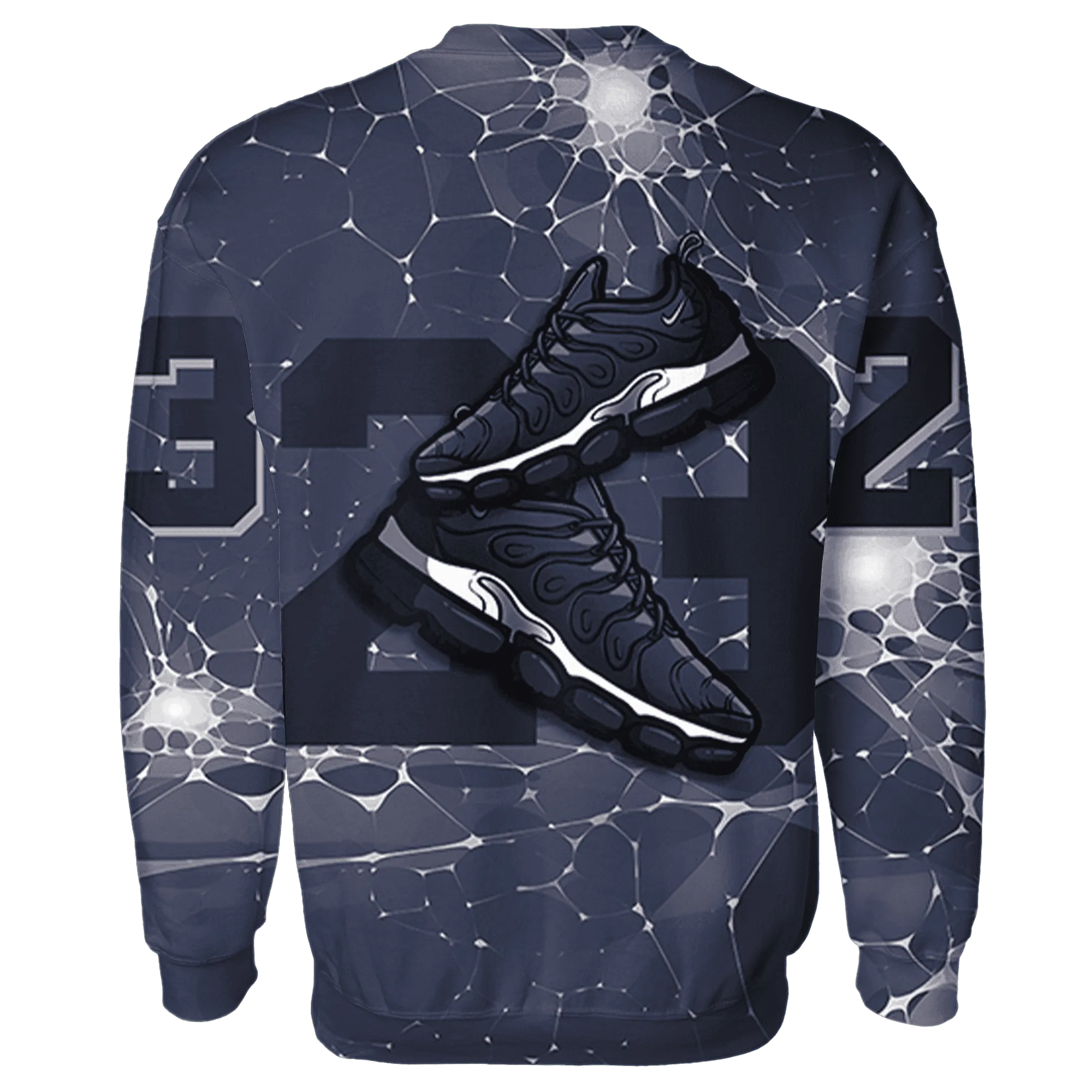 VaporMax-Plus-Midnight-Navy-White-Metallic-Silver-NastyJamz-Sweatshirt-Match-23-Sneaker-3D