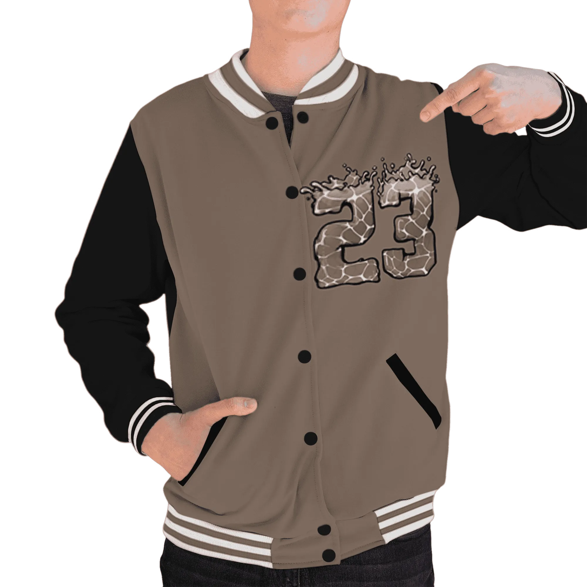 Low-Mocha-1s-Varsity-Match-23-Spatter-Custom