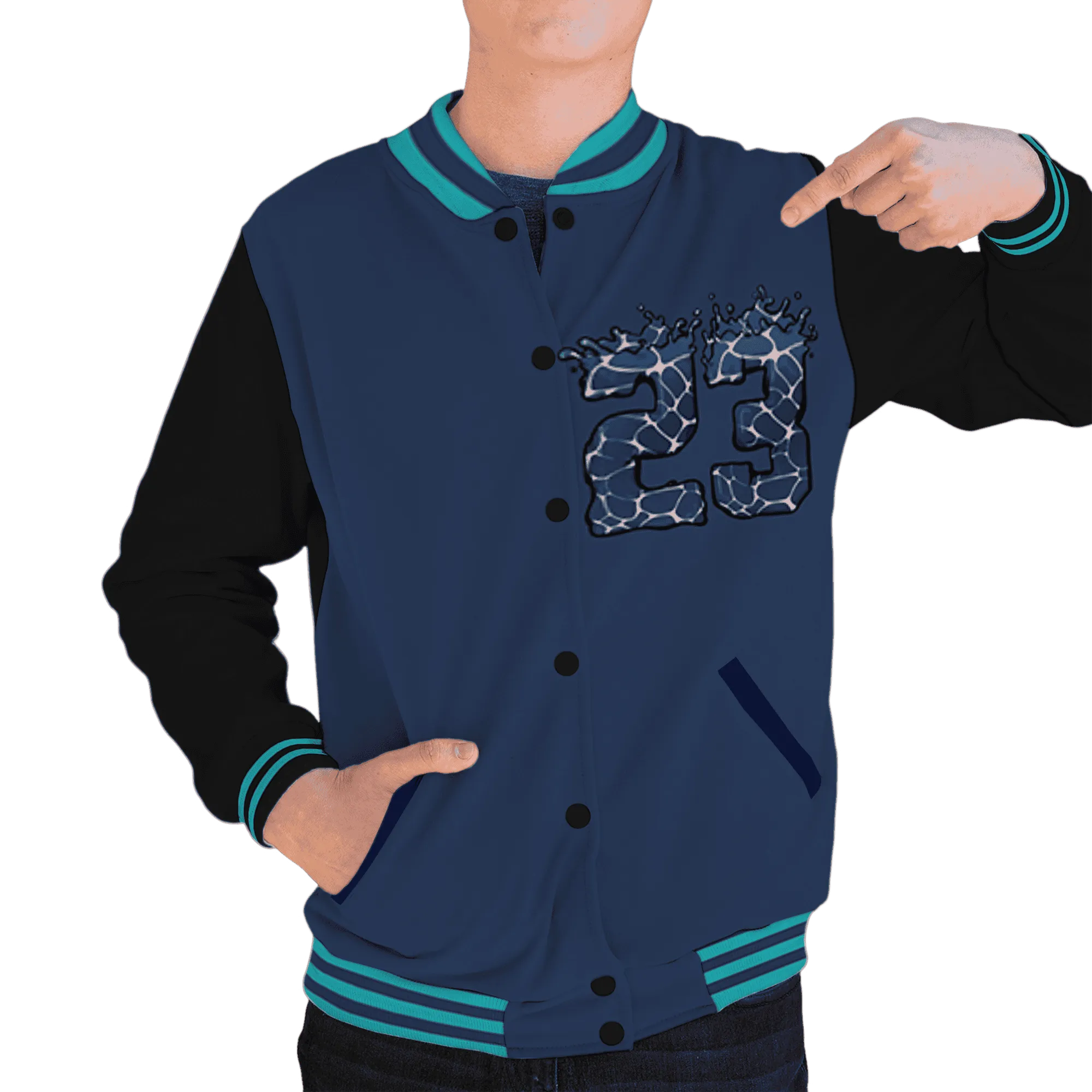 AM-Plus-Drift-Midnight-Navy-Total-Orange-Dusty-Cactus-Varsity-Match-23-Spatter-Custom