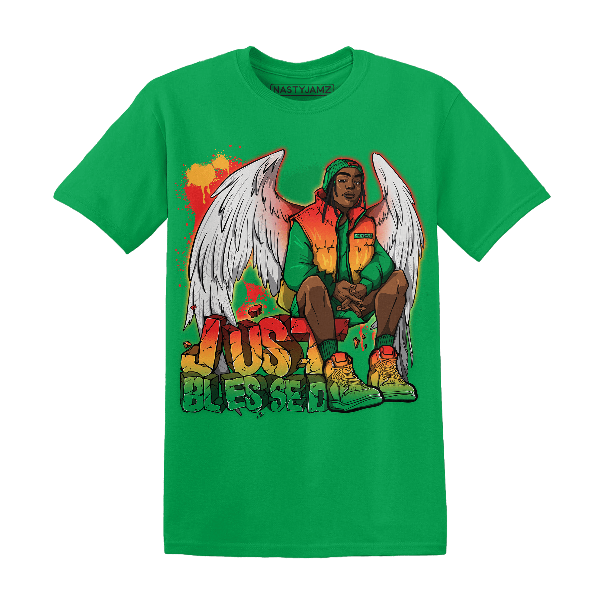 Just Blessed Juneteeth T Shirt - NastyJamz