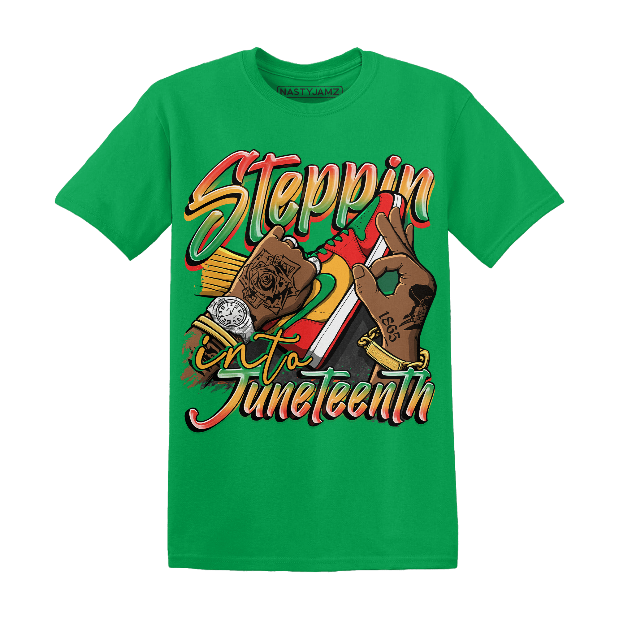 Step Into Juneteeth T Shirt - NastyJamz