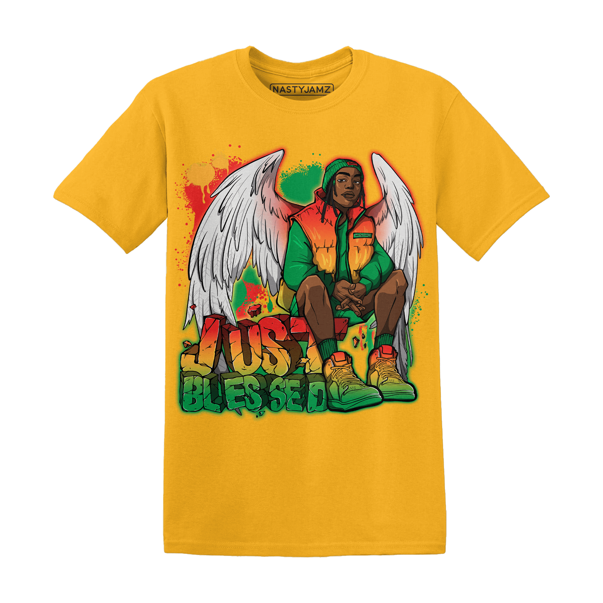 Just Blessed Juneteeth T Shirt - NastyJamz