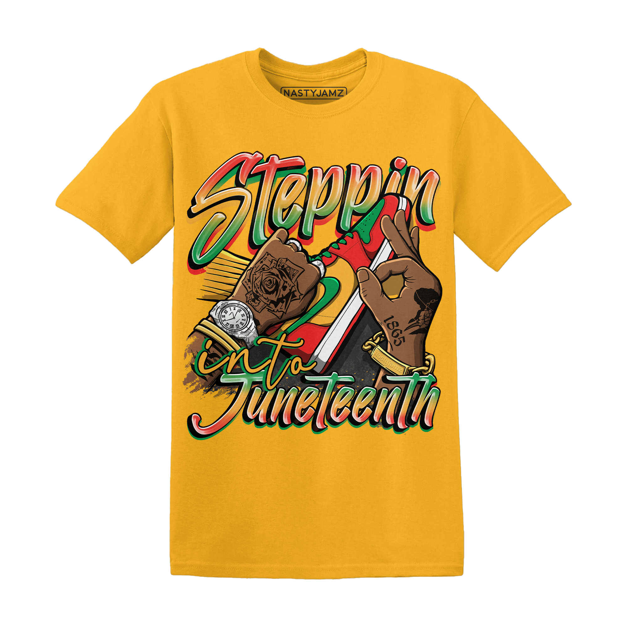 Step Into Juneteeth T Shirt - NastyJamz
