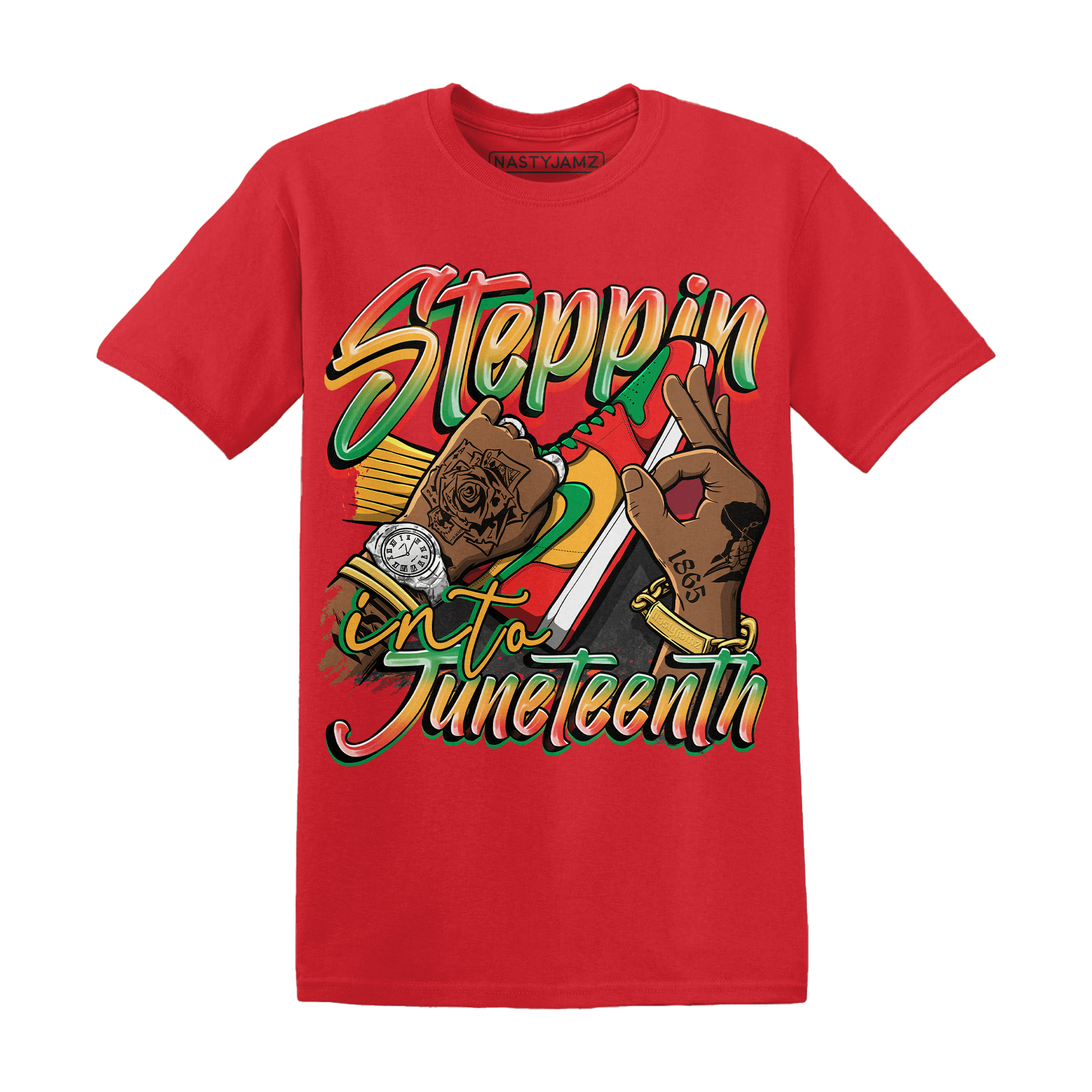 Step Into Juneteeth T Shirt - NastyJamz