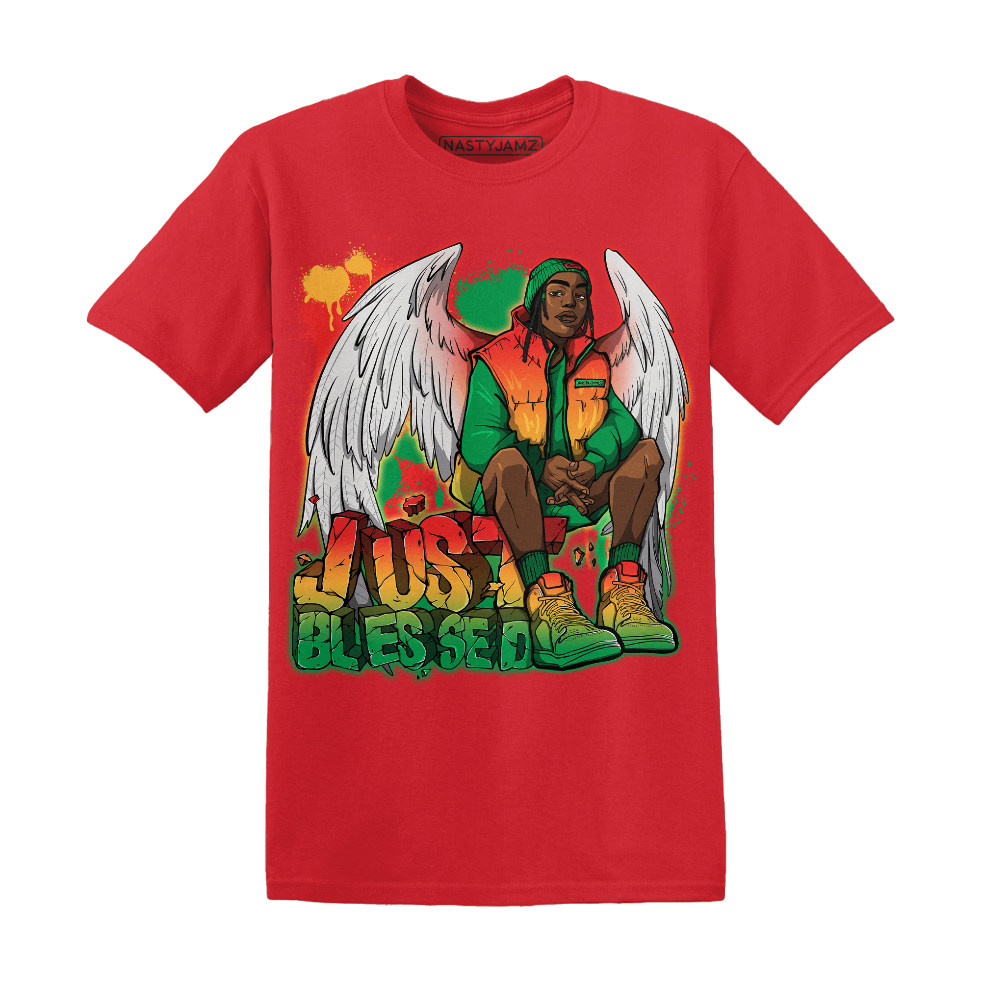 Just Blessed Juneteeth T Shirt - NastyJamz