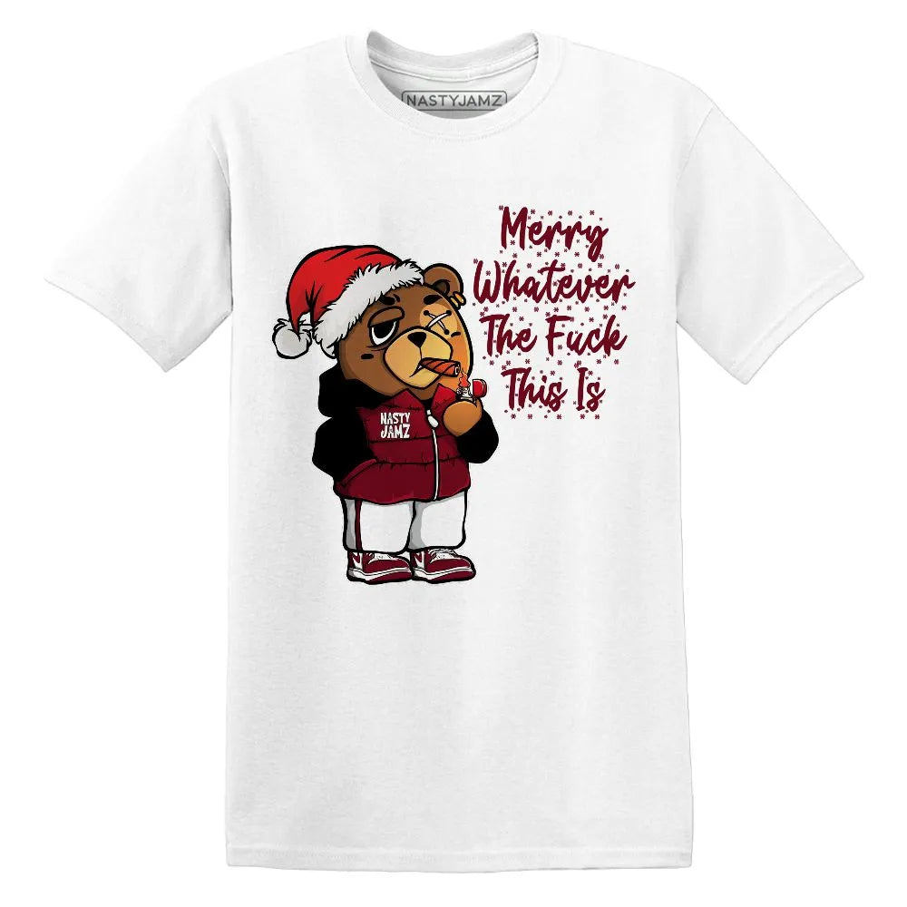 High-White-Team-Red-1s-NastyJamz-T-Shirt-Match-Merry-Whatever