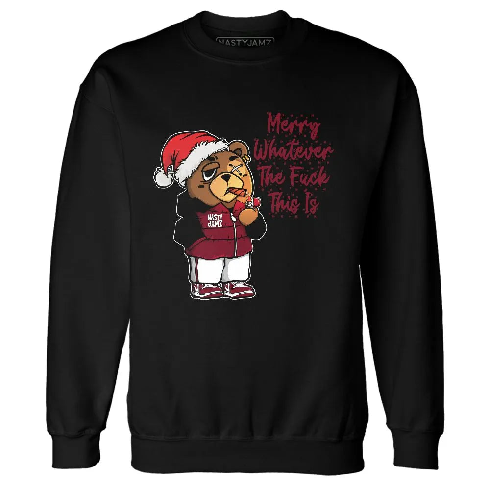 High-White-Team-Red-1s-NastyJamz-Sweatshirt-Match-Merry-Whatever