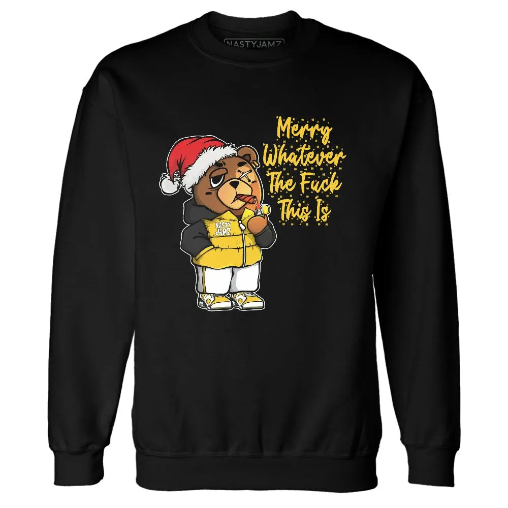 Yellow-Ochre-6s-NastyJamz-Sweatshirt-Match-Merry-Whatever