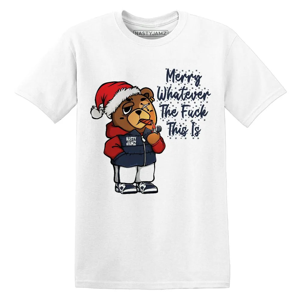 White-Navy-6s-NastyJamz-T-Shirt-Match-Merry-Whatever