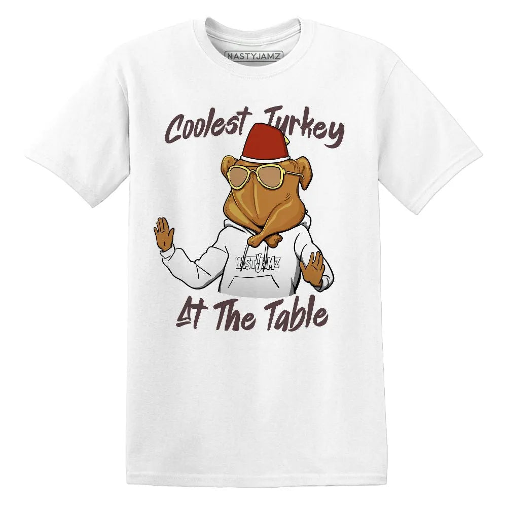 Coolest Turkey AJ 3 Burgundy Crush NastyJamz Website T-Shirt 2D