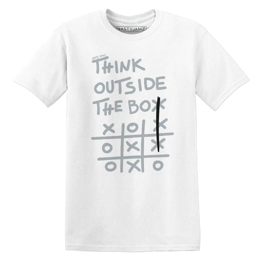 Think Outside The Box AJ 12 Wolf Grey NastyJamz Website T-Shirt 2D