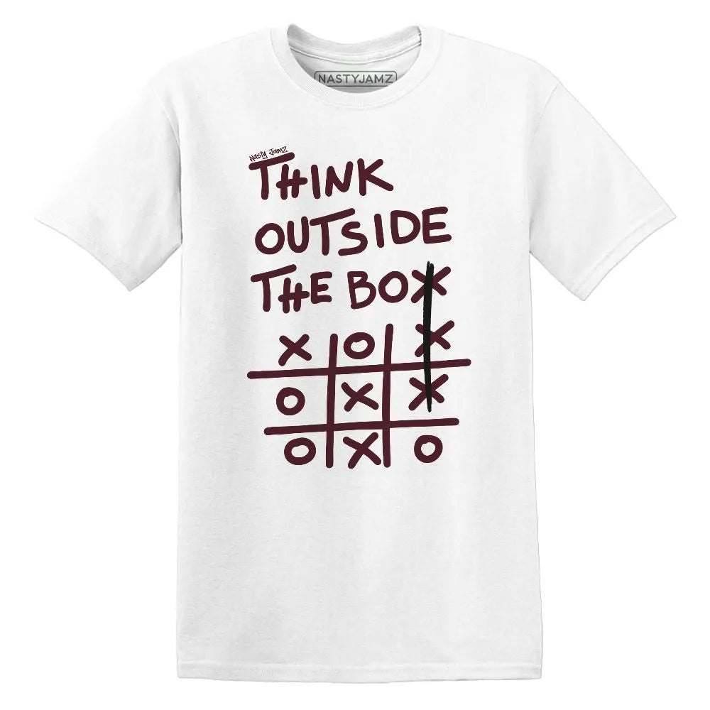 Think Outside The Box VaporMax Night Maron Burgundy NastyJamz Website T-Shirt 2D