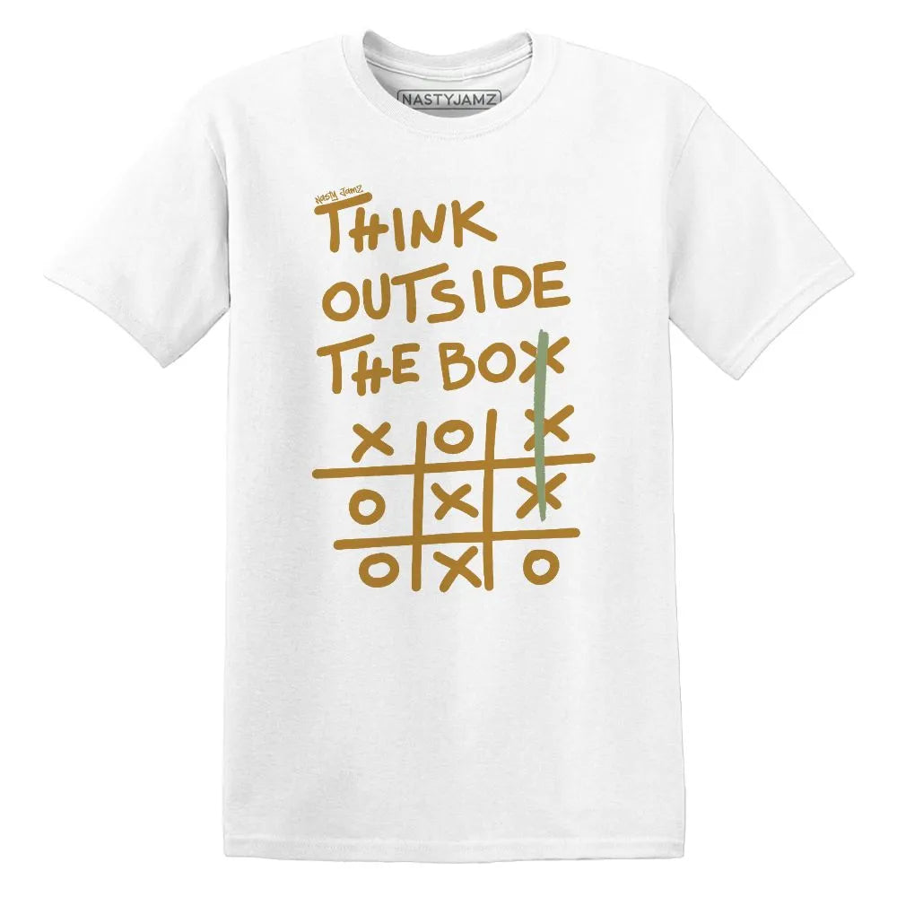 Think Outside The Box AJ 13 Wheat NastyJamz Website T-Shirt 2D