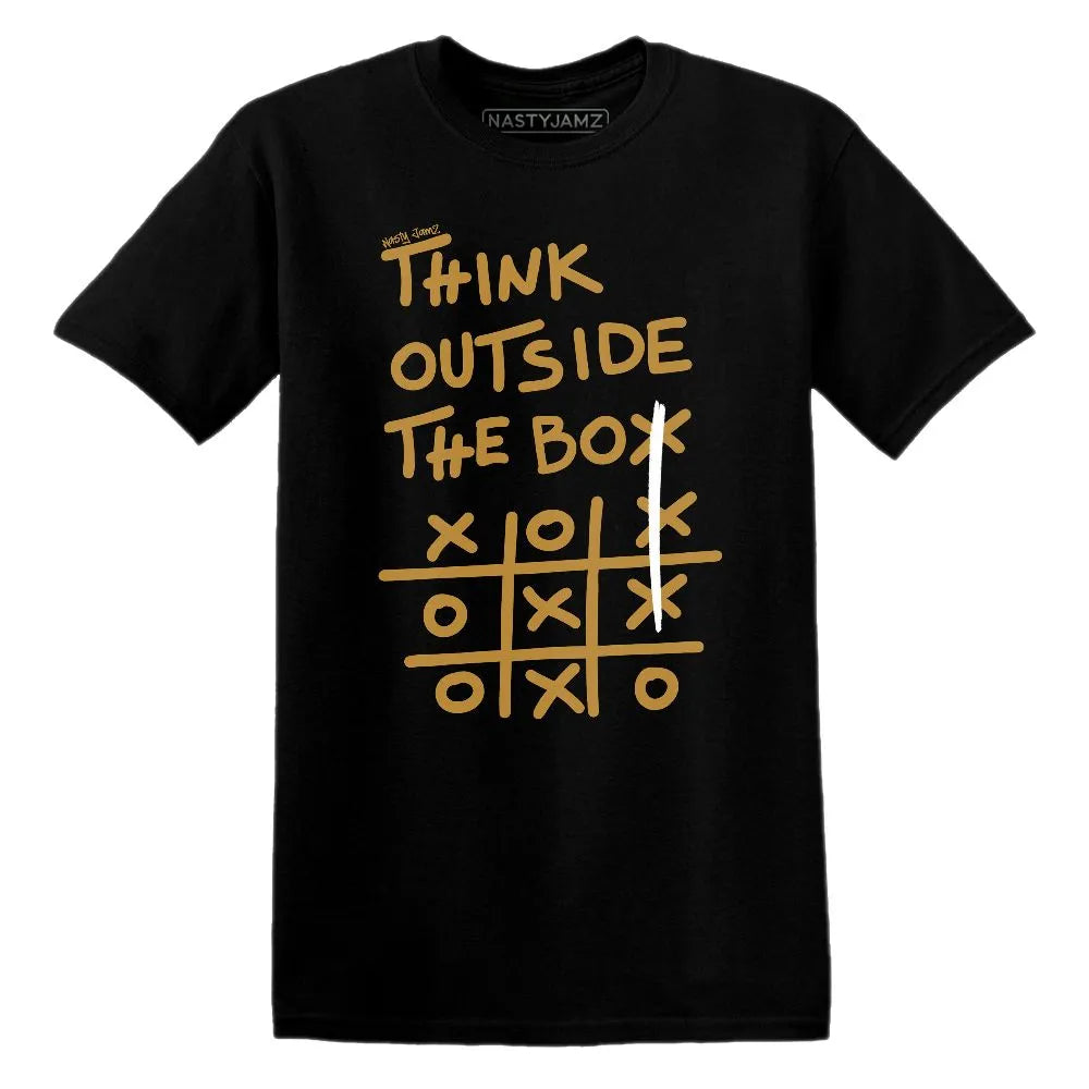 Think Outside The Box AJ 13 Wheat NastyJamz Website T-Shirt 2D