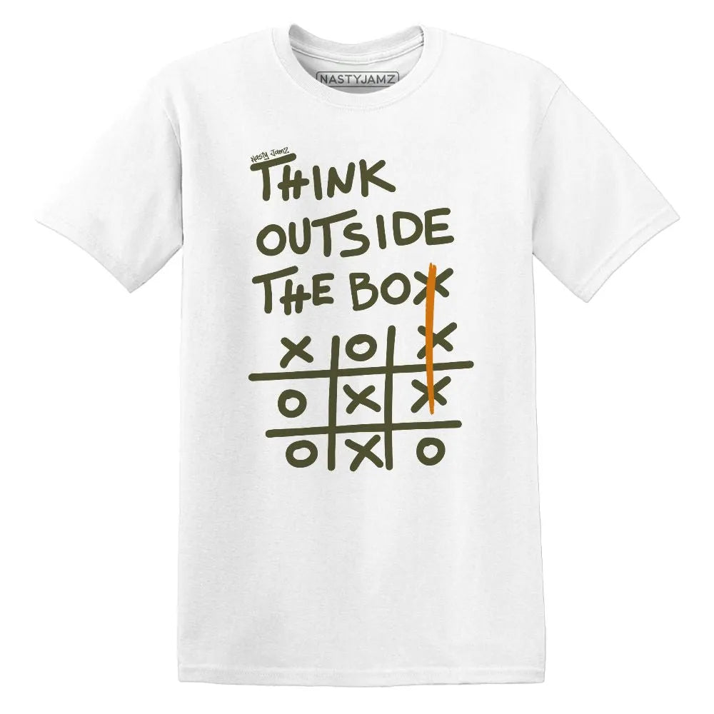 Think Outside The Box AJ 5 Olive NastyJamz Website T-Shirt 2D