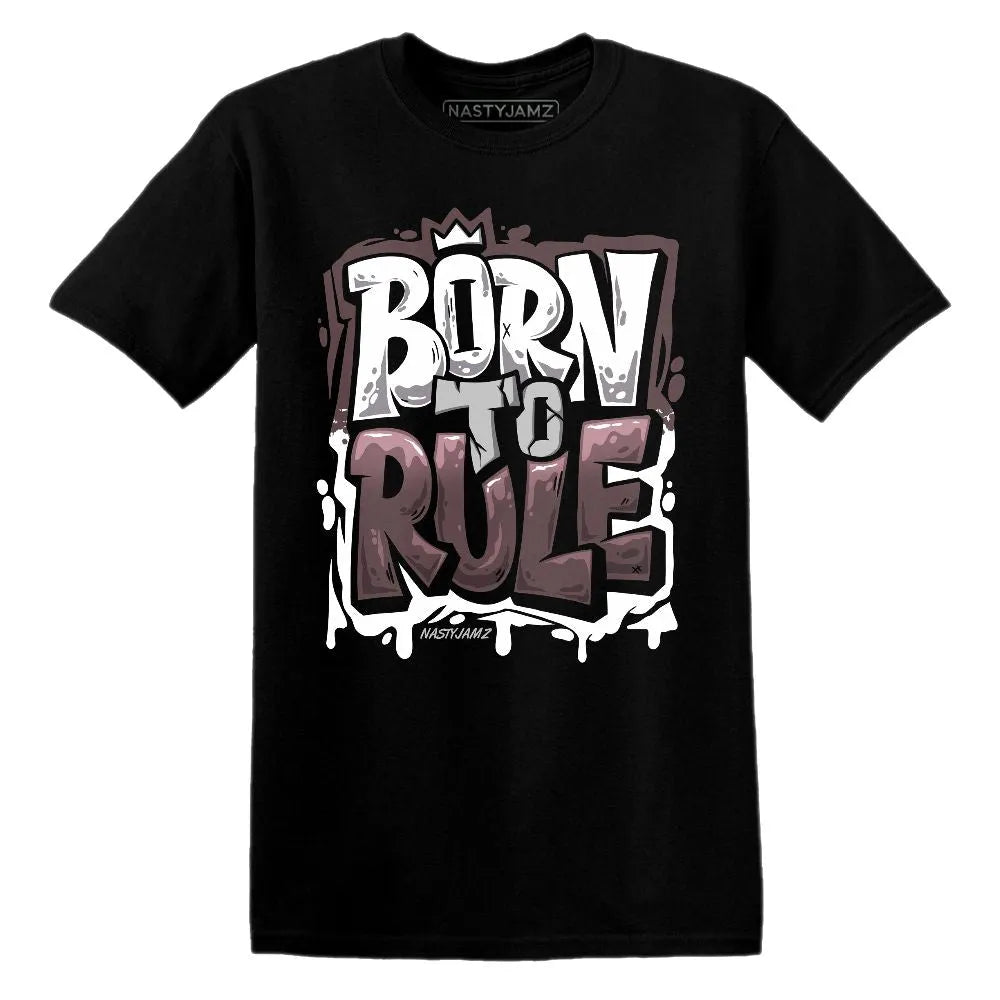 Born To Rule AJ 3 Burgundy Crush NastyJamz Website T-Shirt 2D