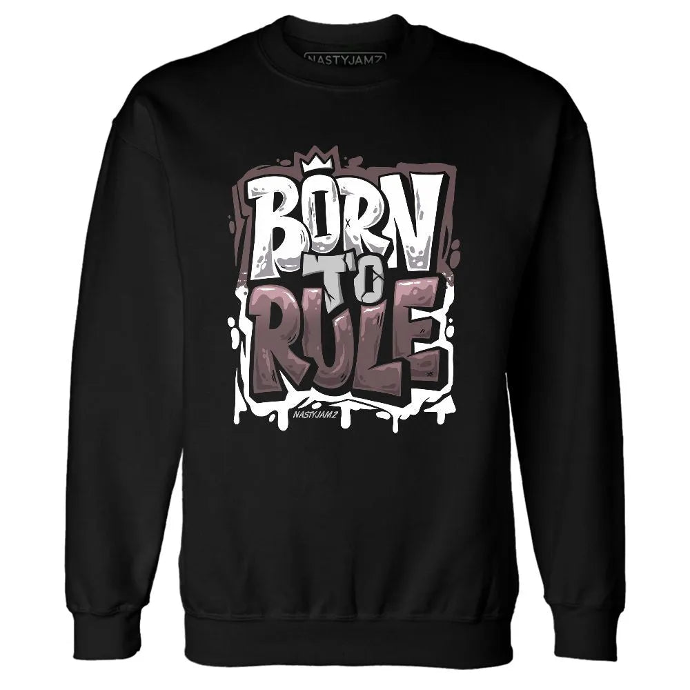 Burgundy-Crush-3s-NastyJamz-Sweatshirt-Match-Born-To-Rule