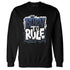 White-Navy-6s-NastyJamz-Sweatshirt-Match-Born-To-Rule