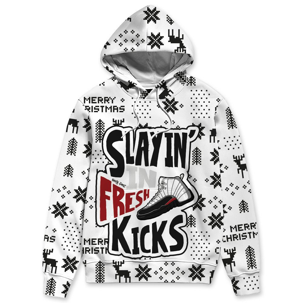 Retro-Red-Taxi-12s-NastyJamz-Hoodie-Match-Slayin-Kicks-All-Over-Print