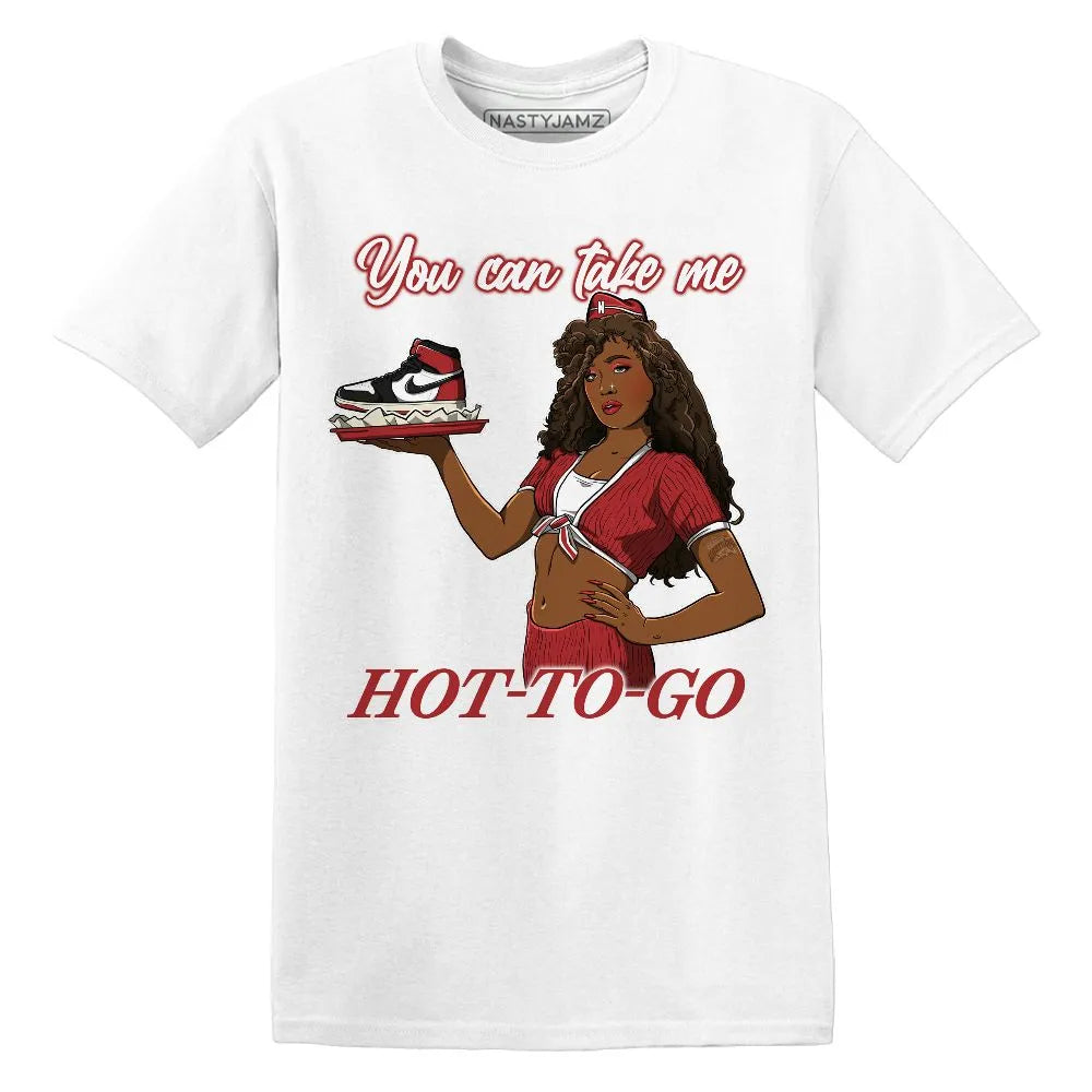 Ready To Go AJ 1 Black Toe Reimagined NastyJamz Website T-Shirt 2D