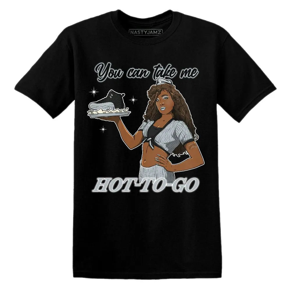 Ready To Go AJ 12 Wolf Grey NastyJamz Website T-Shirt 2D