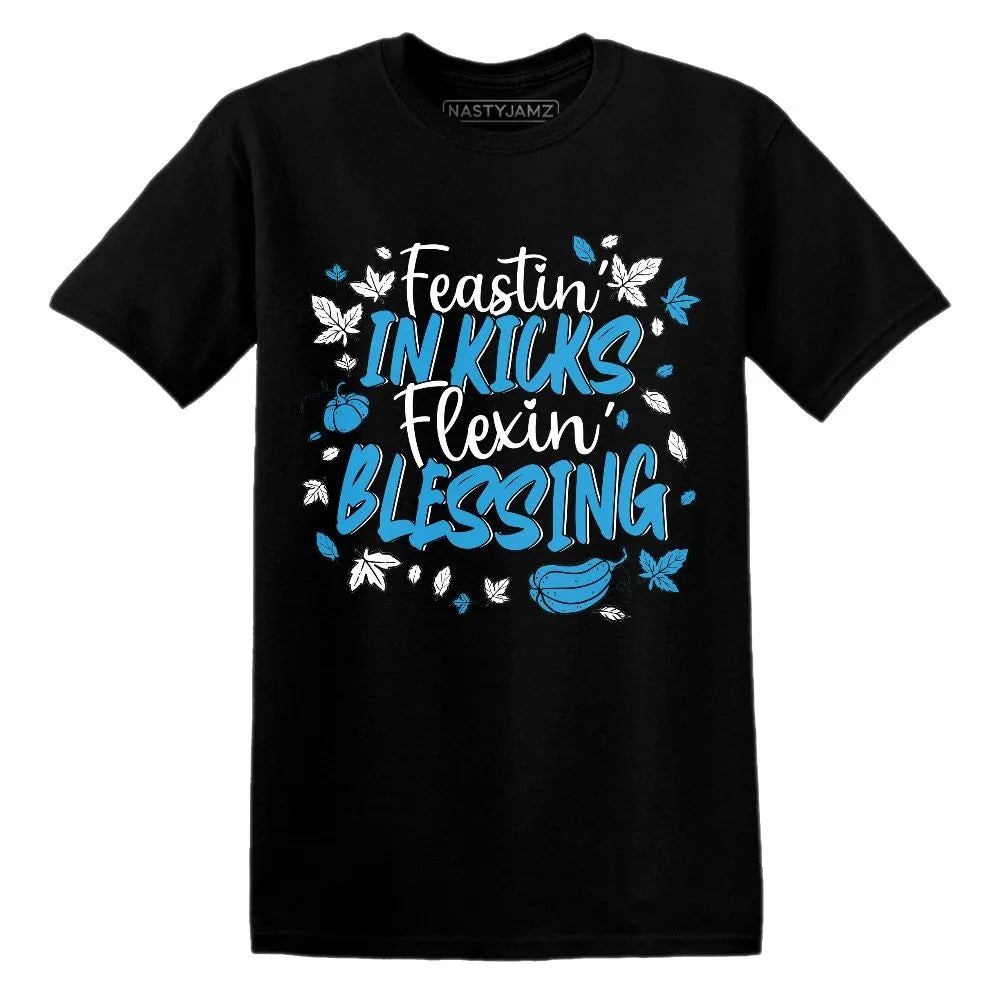 Kicks Feasting.AJ 9 Powder Blue NastyJamz Website T-Shirt 2D