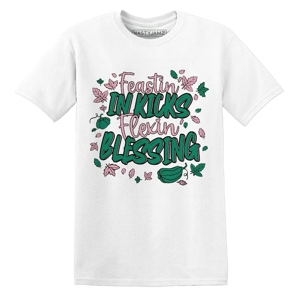 Kicks Feasting.Dunk Soft Pink Malachite NastyJamz Website T-Shirt 2D
