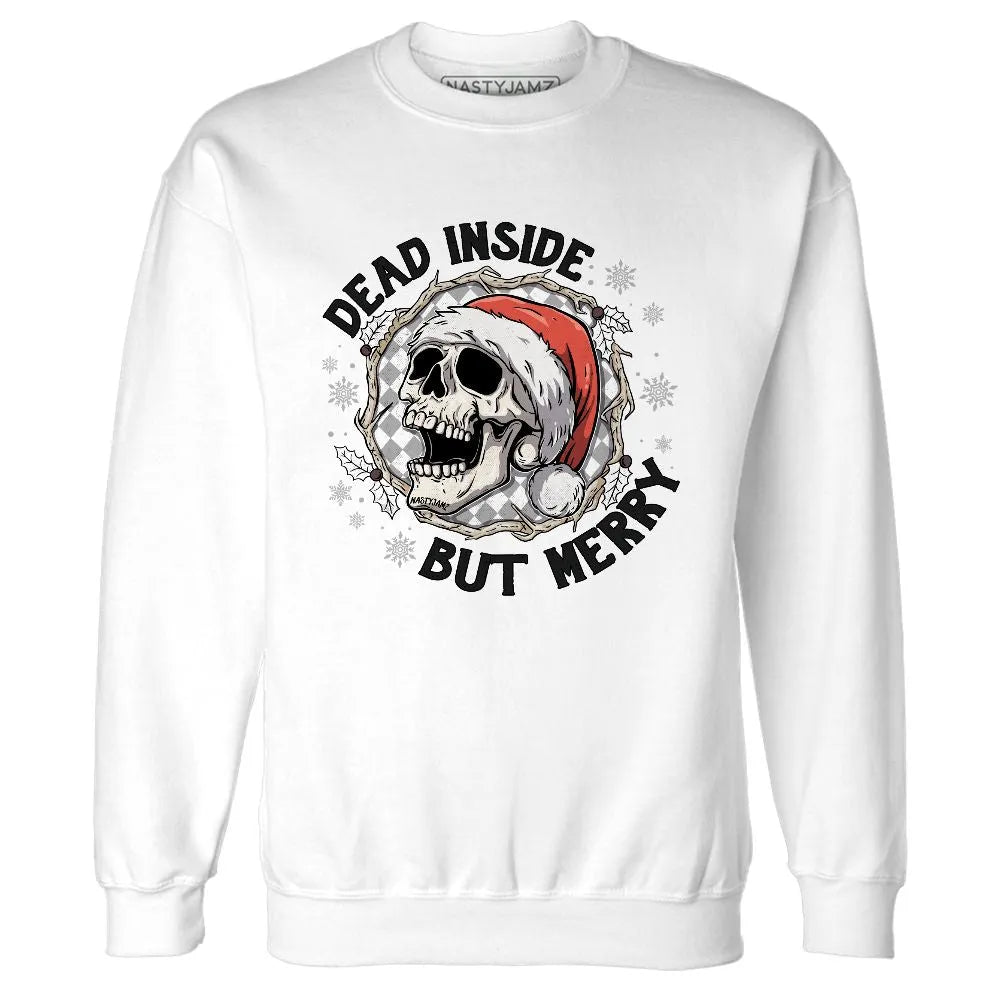 Burgundy-Crush-3s-NastyJamz-Sweatshirt-Match-Dead-Inside-But-Merry
