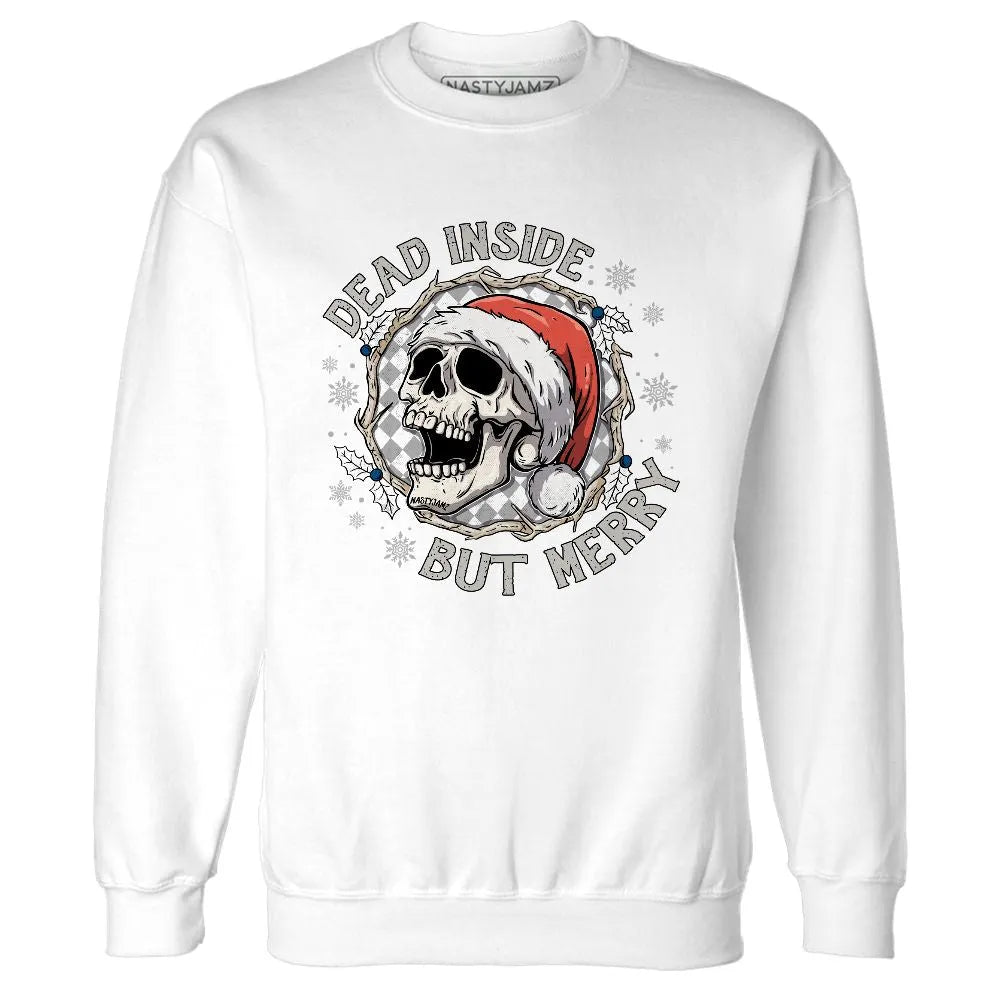 Industrial-Blue-4s-NastyJamz-Sweatshirt-Match-Dead-Inside-But-Merry