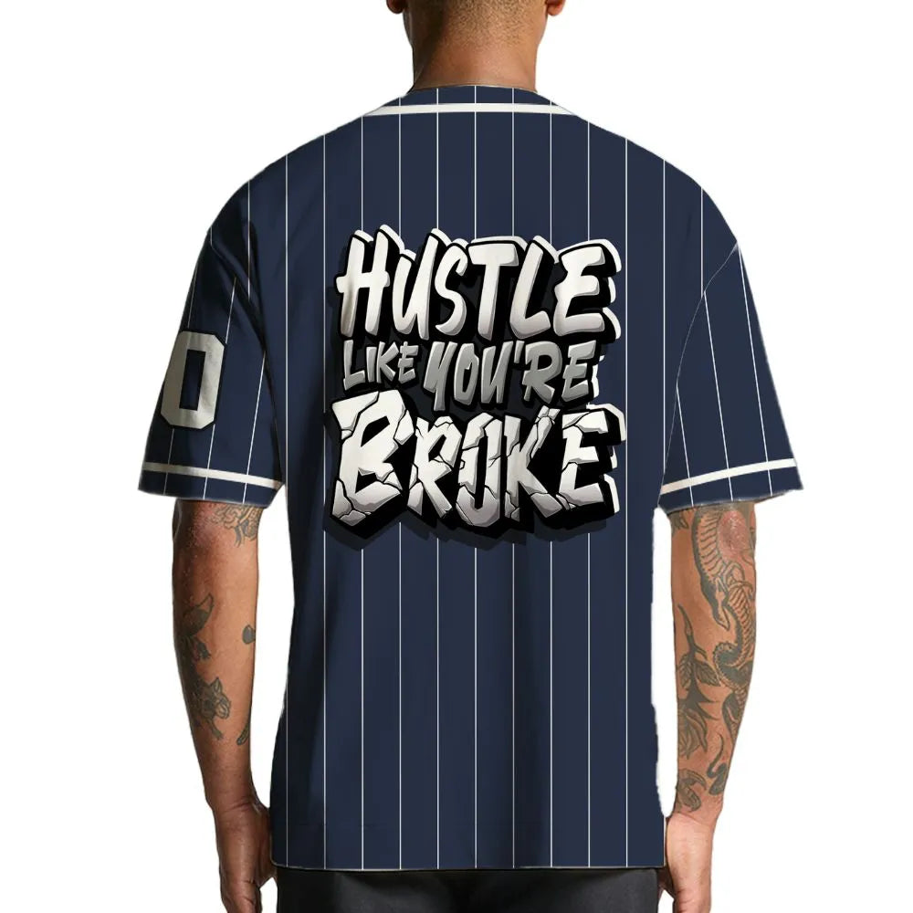 VaporMax-Metallic-Navy-Midnight-NastyJamz-Jersey-Match-Hustle-Like-Broke-Custom-Text