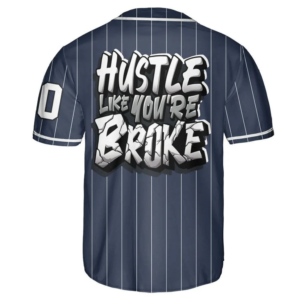 VaporMax-Metallic-Navy-Midnight-NastyJamz-Jersey-Match-Hustle-Like-Broke-Custom-Text