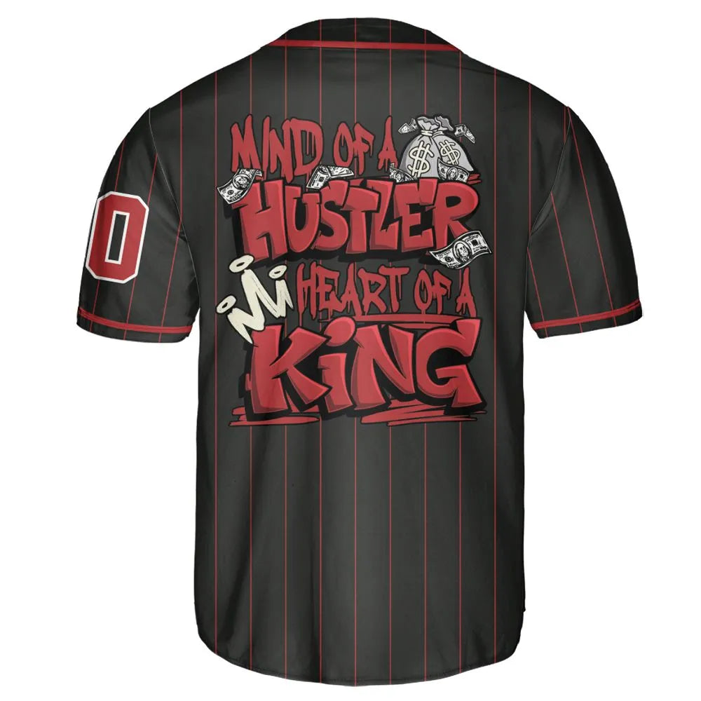 Black-Toe-Reimagined-Red-White-1s-NastyJamz-Jersey-Match-Hustler-Heart-King-Custom-Text