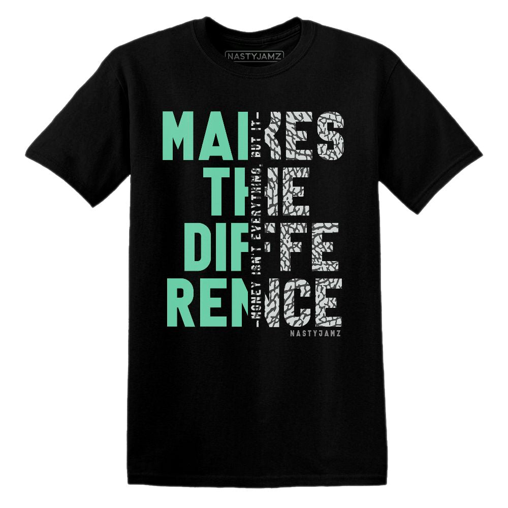 Green-Glow-3s-NastyJamz-T-Shirt-Match-Money-Makes-Difference
