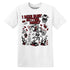 Busy Getting Money Skull.AJ 11 Bred Velvet.NastyJamz Website T-Shirt 2D