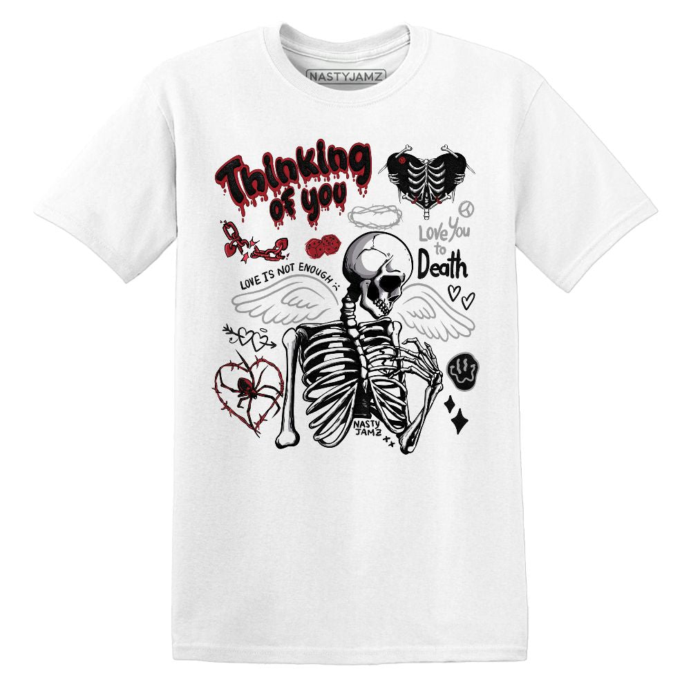 Thinking Of You.AJ 11 Bred Velvet.NastyJamz Website T-Shirt 2D
