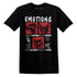 Emotions Skull.AJ 11 Bred Velvet.NastyJamz Website T-Shirt 2D