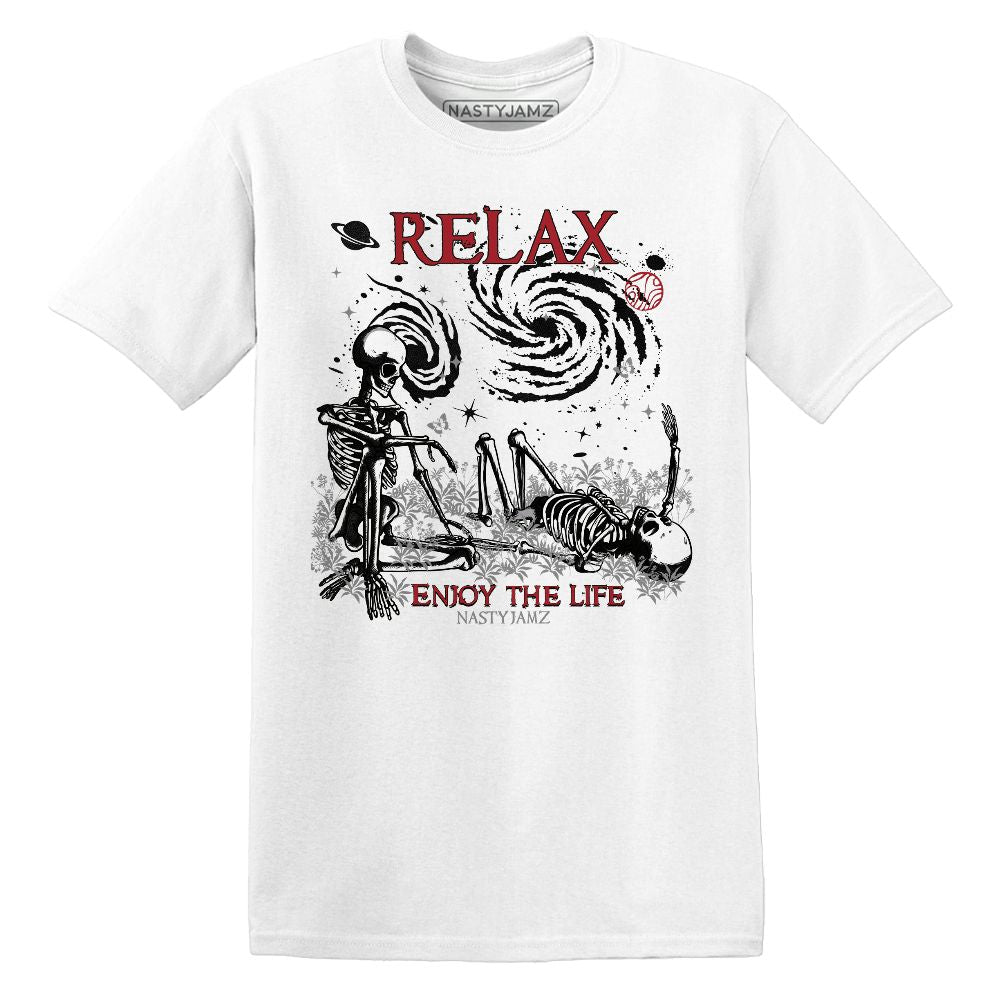 Relax.AJ 11 Bred Velvet.NastyJamz Website T-Shirt 2D