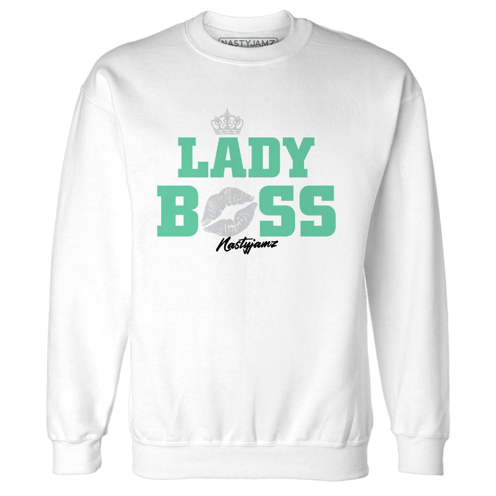 Green-Glow-3s-NastyJamz-Sweatshirt-Match-Lady-Boss