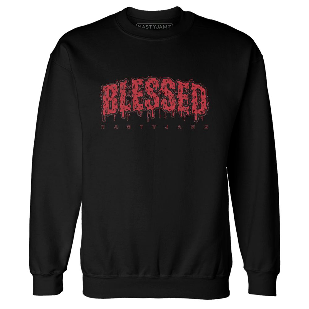 Bred-Velvet-11s-NastyJamz-Sweatshirt-Match-Blessed-Text