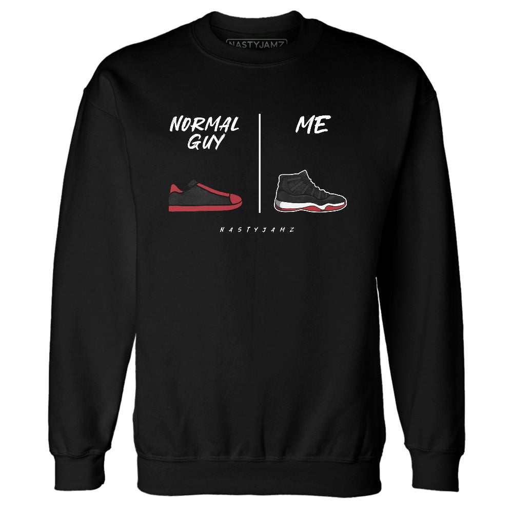 Bred-Velvet-11s-NastyJamz-Sweatshirt-Match-Normal-Guy-Shoe