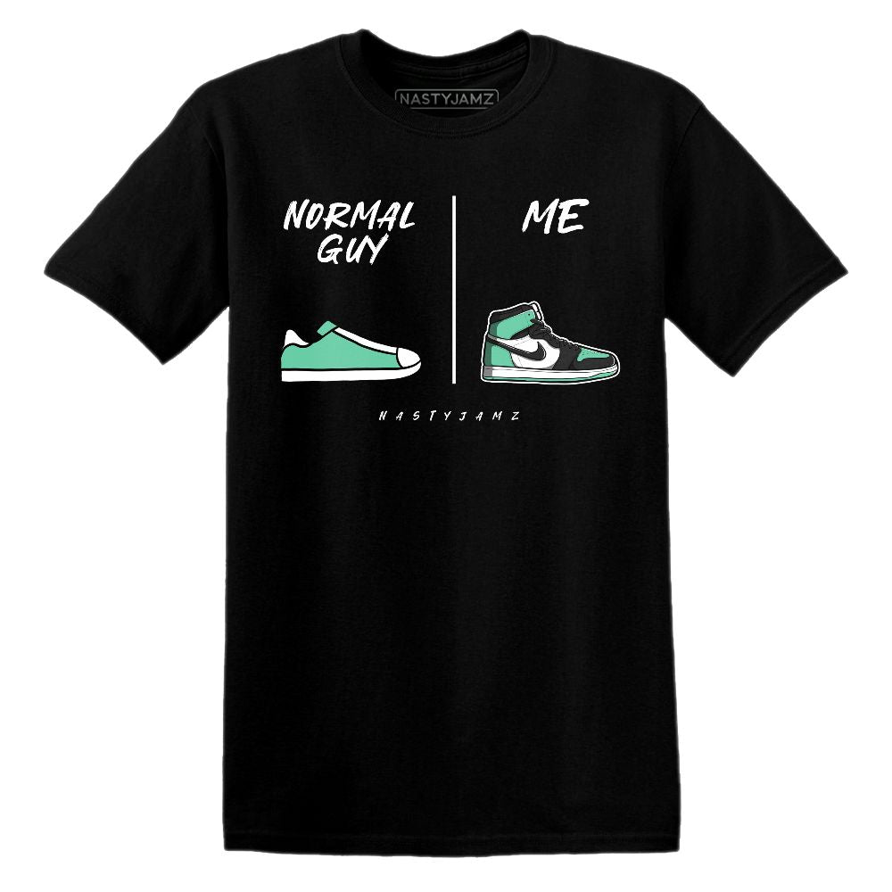 Green-Glow-1s-NastyJamz-T-Shirt-Match-Normal-Guy-Shoe
