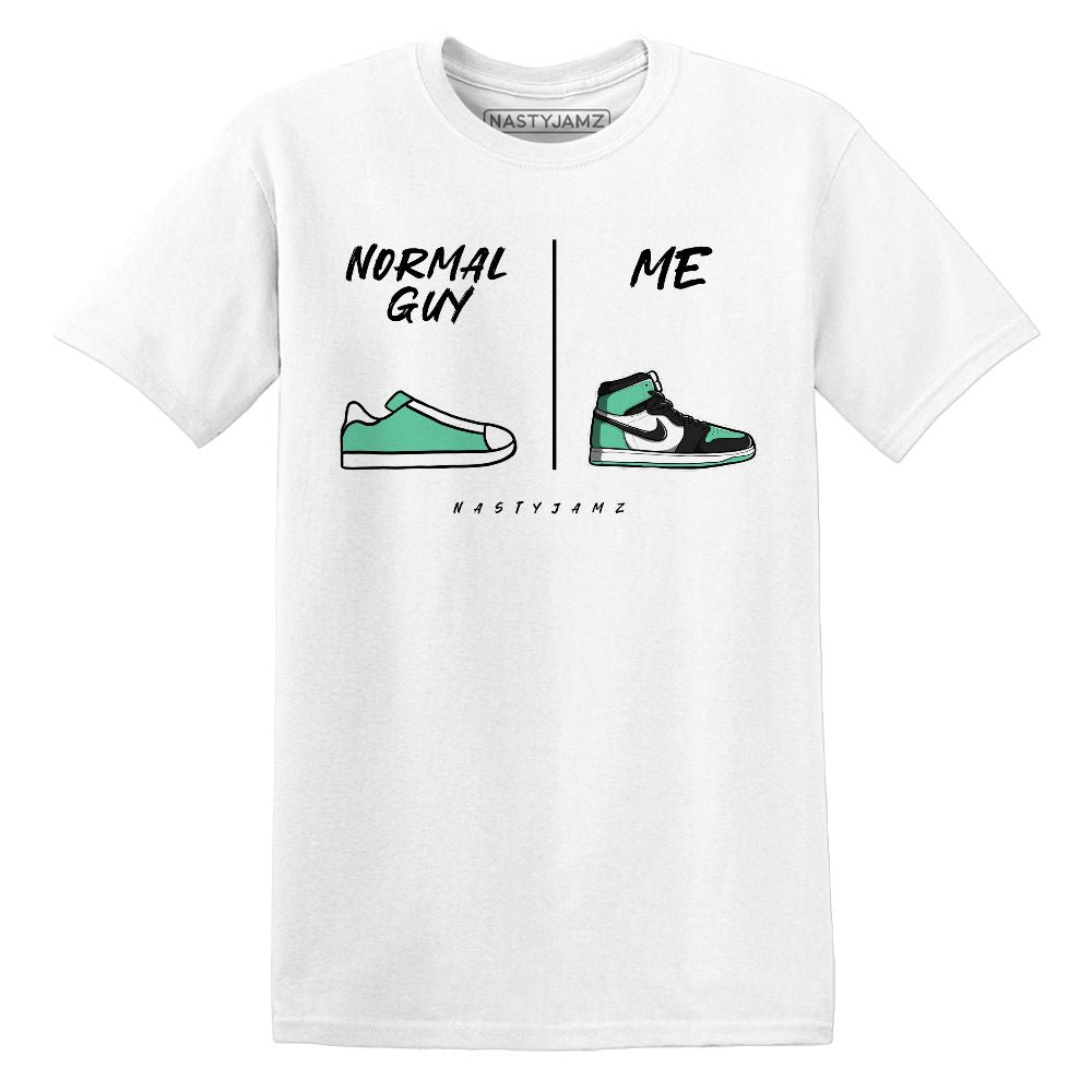 Green-Glow-1s-NastyJamz-T-Shirt-Match-Normal-Guy-Shoe