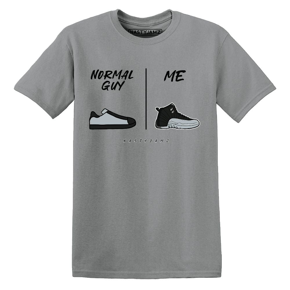 Wolf-Grey-12s-NastyJamz-Premium-T-Shirt-Match-Normal-Guy-Shoe