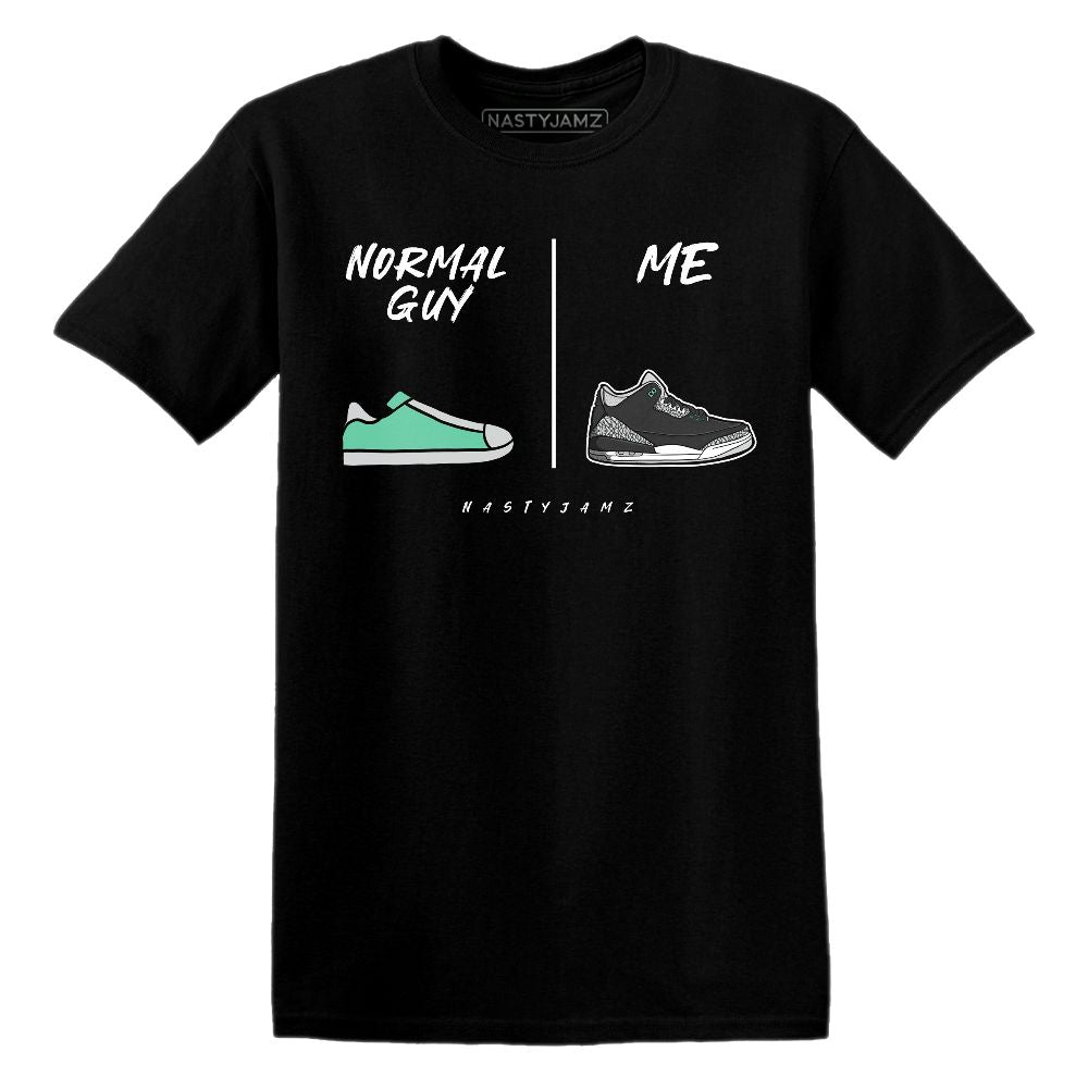 Green-Glow-3s-NastyJamz-T-Shirt-Match-Normal-Guy-Shoe